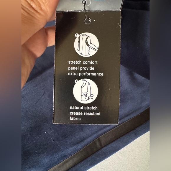 New Bryan Michaels Blue Velvet Tuxedo Dress Pants - Picture 10 of 10